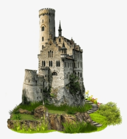 Medieval Castle - Lichtenstein Castle, HD Png Download, Transparent PNG
