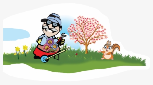 Cute Squirrel Cartoon, HD Png Download, Transparent PNG