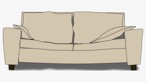 Transparent Couch Clipart - Couch Clip Art, HD Png Download, Transparent PNG