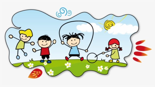 Clipart Summer Activity - Children Playing, HD Png Download, Transparent PNG