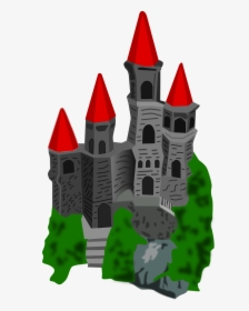 Castle Architecture Buildings Free Picture - Cartoon Castle No Background, HD Png Download, Transparent PNG