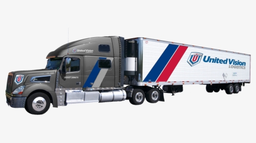 Uvl Truck Mock Up Lateral View Dark Gray - United Vision Logistics, HD Png Download, Transparent PNG