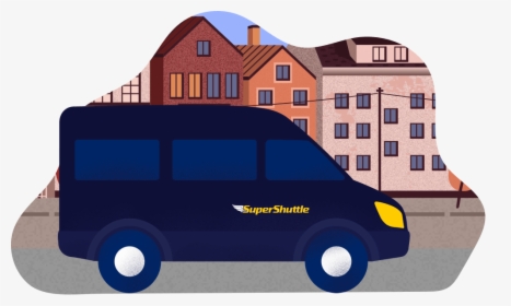 Supershuttle Paris - Van, HD Png Download, Transparent PNG
