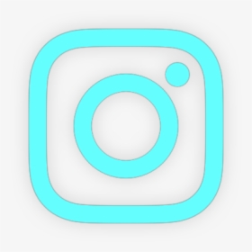 #instagram #icon #png #blue #sticker - Circle, Transparent Png, Transparent PNG