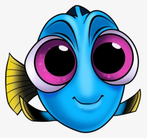 How To Draw Baby Dory From Finding Dory - Draw Baby Dory Step By Step, HD Png Download, Transparent PNG