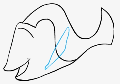 How To Draw Dory - Line Art, HD Png Download, Transparent PNG