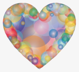 Bubble Heart Rainbow - Circle, HD Png Download, Transparent PNG
