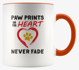 Coffee Mug Paw Prints On The Heart Never Fade - Beer Stein, HD Png Download, Transparent PNG