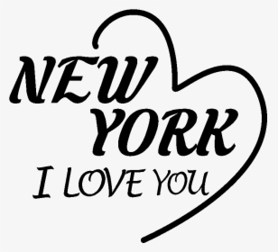New York I Love You Download - Calligraphy, HD Png Download, Transparent PNG