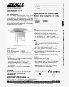 Specification Sheet For Sink, HD Png Download, Transparent PNG