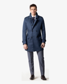 Mens Short Trench Coat - Trench Hockerty, HD Png Download, Transparent PNG