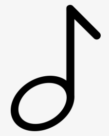 Musical Note Outlined Symbol Comments Clipart , Png, Transparent Png, Transparent PNG