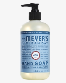 Mrs Meyers Rain Water Liquid Hand Soap - Mrs Meyers, HD Png Download, Transparent PNG