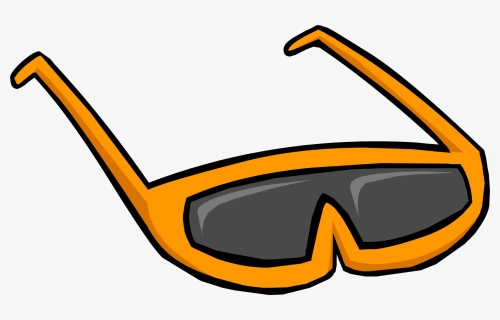 Transparent Emoji Sunglasses Png - Gold Sunglasses Club Penguin, Png Download, Transparent PNG