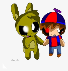 Plushtrap Drawing Cartoon Huge Freebie Download For - Nightmare Balloon Boy X Plushtrap, HD Png Download, Transparent PNG