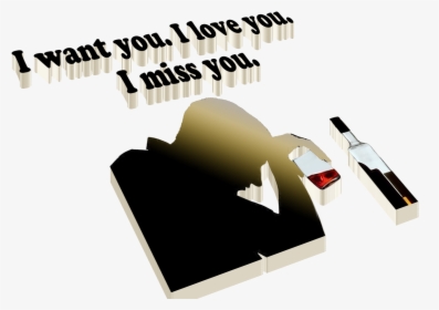 Miss You Messages Png Free Download - Graphic Design, Transparent Png, Transparent PNG