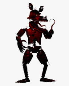 Fnaf Nightmare Foxy Full Body, HD Png Download, Transparent PNG