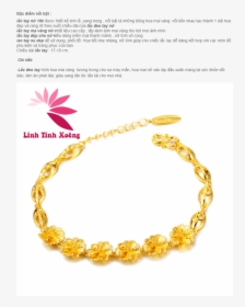 Tảo Vàng Hay Tảolắc Tay Hoa Mai Vàngđèn Tạo Hình Tạo - Bracelet, HD Png Download, Transparent PNG