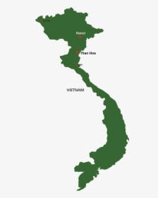 Capital Of Vietnam Map, HD Png Download, Transparent PNG