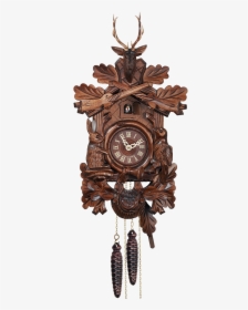 8 Day Hunting Style With Rabbit And Bird - Cuckoo Clock With Bird And Rabbit, HD Png Download, Transparent PNG