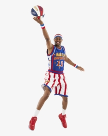 Fat Guy Basketball Clipart Banner Free Harlem Globetrotters - Basketball, HD Png Download, Transparent PNG