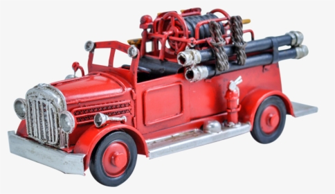 Crystal Castle® Old Fire Truck      Data Rimg Lazy - Model Car, HD Png Download, Transparent PNG