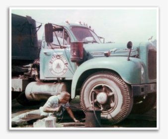 Don Bowman With His First Used Truck - Commercial Vehicle, HD Png Download, Transparent PNG