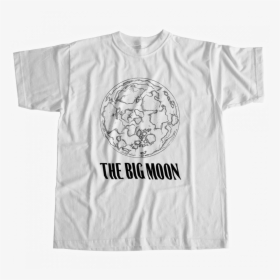 The Big Moon White Tee - Cause And Effect Keane, HD Png Download, Transparent PNG