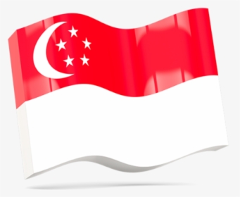 Download Flag Icon Of Singapore At Png Format - Wave Singapore Flag Png, Transparent Png, Transparent PNG