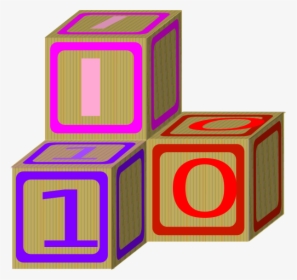 Blocks Clip Art - Transparent Toy Blocks Clipart, HD Png Download, Transparent PNG