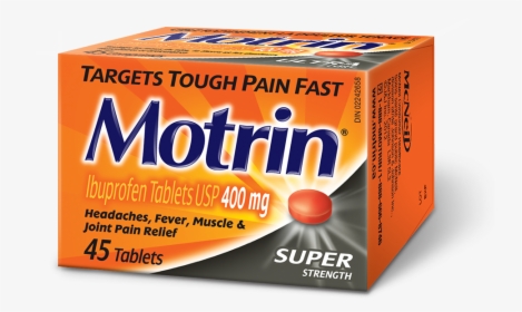 Which Is Better For Toothache Ibuprofen Or Acetaminophen - Motrin, HD Png Download, Transparent PNG