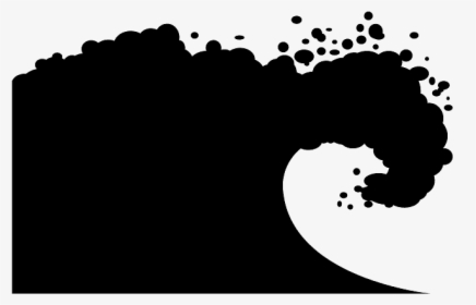 Silhouette Of A Wave, HD Png Download, Transparent PNG