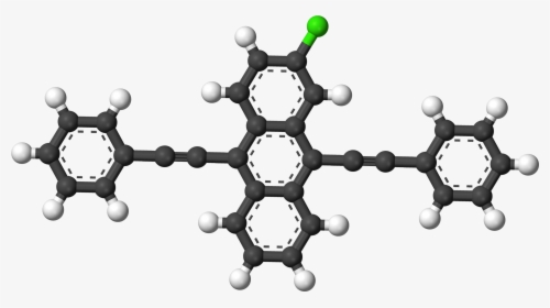 2 Chloro 9,10 Bis Anthracene 3d Balls - Basic Structure Of Graphene, HD Png Download, Transparent PNG