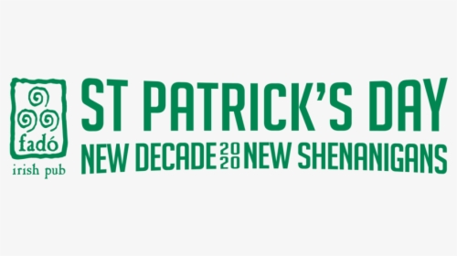 Fado - Stpatricks20 - Lockup - Green - Ellen Peacock - Fado Irish Pub, HD Png Download, Transparent PNG