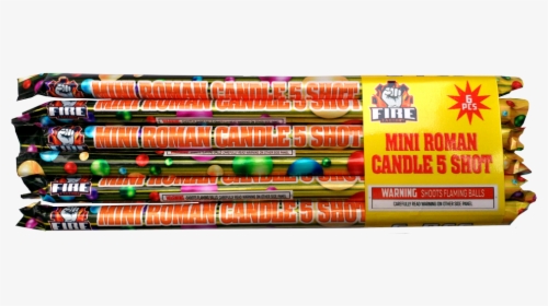 Image Of Mini Roman Candle 5 Ball - Orange, HD Png Download, Transparent PNG