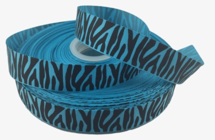 Ribbons [tag] Blue Zebra Grosgrain Ribbon 7/8″ Tiger - Couch, HD Png Download, Transparent PNG