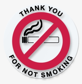 Thank You For Not Smoking Sticker, HD Png Download, Transparent PNG