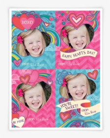 Valentine Heart Doodles Printable - Sibling, HD Png Download, Transparent PNG