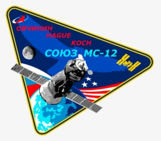 Soyuz Ms 12 Mission Patch - Soyuz Ms 12 Patch, HD Png Download, Transparent PNG