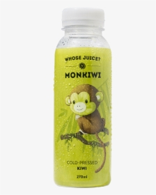 Monkiwi Cold-pressed Kiwi Juice - Plastic Bottle, HD Png Download, Transparent PNG