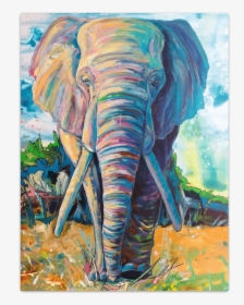 Elephant Poster - Real Color Of Elephant, HD Png Download, Transparent PNG