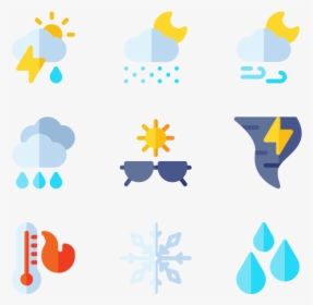 Iconos Del Clima Png, Transparent Png, Transparent PNG
