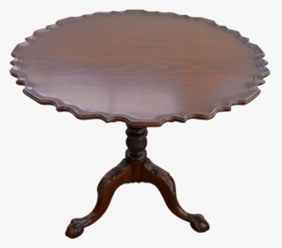 Vintage Pie Crust Swivel Tea Table Front - End Table, HD Png Download, Transparent PNG