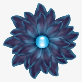 Purple And Blue Flower Cliparts, HD Png Download, Transparent PNG