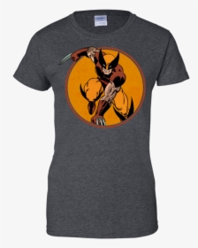 Claws Retro Circle Series Wolverine T Shirt & Hoodie - T-shirt, HD Png Download, Transparent PNG