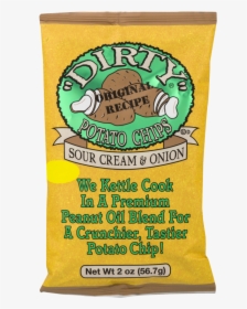 Sour Cream & Onion - Kettle Cooked Sour Cream And Onion Chips, HD Png Download, Transparent PNG