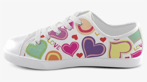 Cute Hearts Kids Shoes Canvas Kid S Shoes - Slip-on Shoe, HD Png Download, Transparent PNG