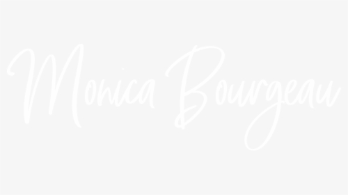 Monicabourgeau White Trans - Calligraphy, HD Png Download, Transparent PNG