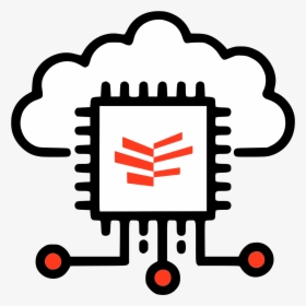 Computers On Cloud Icon, HD Png Download, Transparent PNG