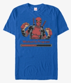 Workout In Progress Deadpool T-shirt - Marvel Cinematic Universe, HD Png Download, Transparent PNG